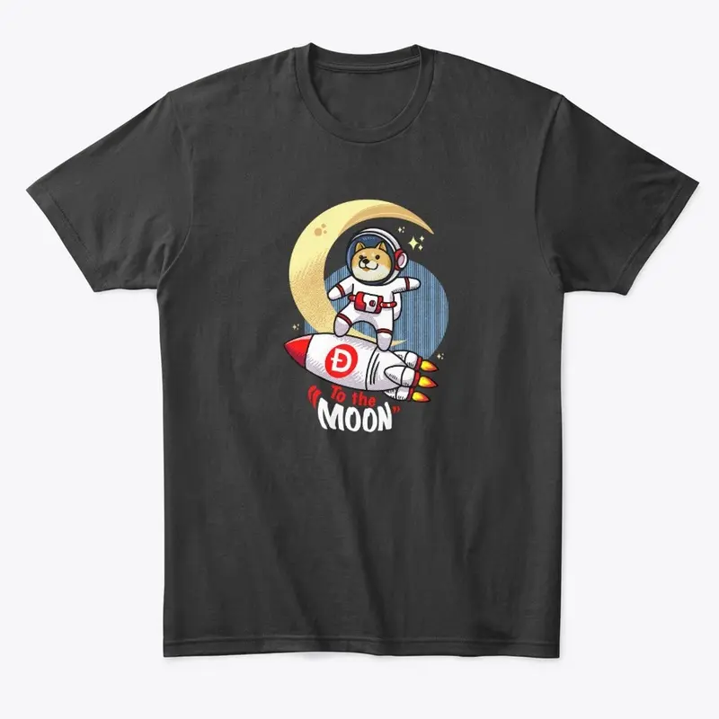 Doge to the Moon Cryptocurrency Logo